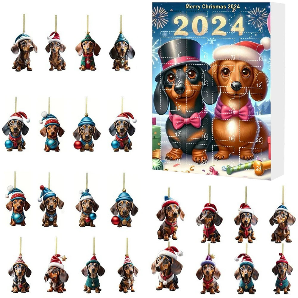 Calendrier de l'Avent pour Amoureux des Chiens | Mignons Surprises Quotidiennes à Découvrir