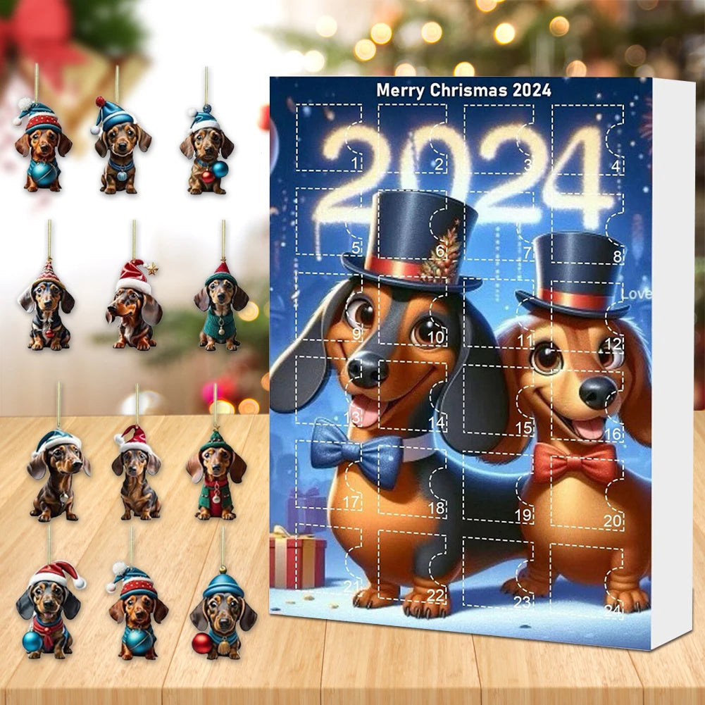Calendrier de l'Avent pour Amoureux des Chiens | Mignons Surprises Quotidiennes à Découvrir