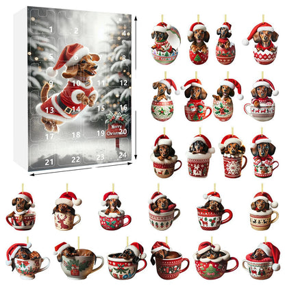 Calendrier de l'Avent pour Amoureux des Chiens | Mignons Surprises Quotidiennes à Découvrir