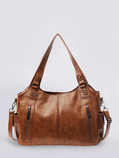 Sac à Bandoulière Cuir Vegan Noir | Élégant et Pratique pour Femmes