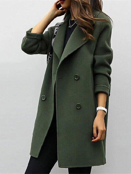 Manteau Trench Classique pour Femmes | Élégance et Confort Hivernal
