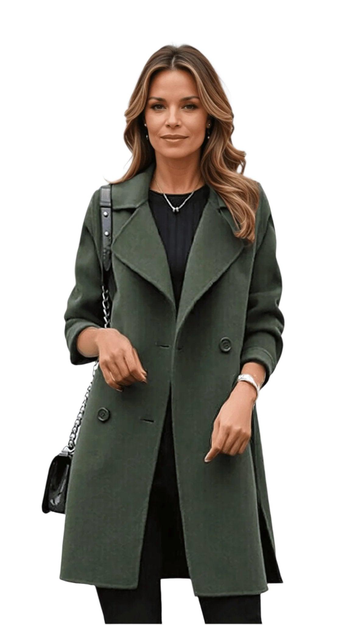 Manteau Trench Classique pour Femmes | Élégance et Confort Hivernal