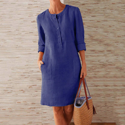 Robe d'été Polyester pour Femmes | Élégance Confortable et Polyvalente