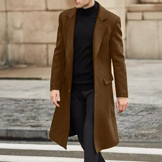 Manteau Long pour Hommes | Élégance et Confort en Toute Saison