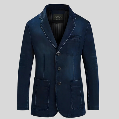 Veste en Jean Vintage pour Hommes | Style Classique avec Détails Modernes