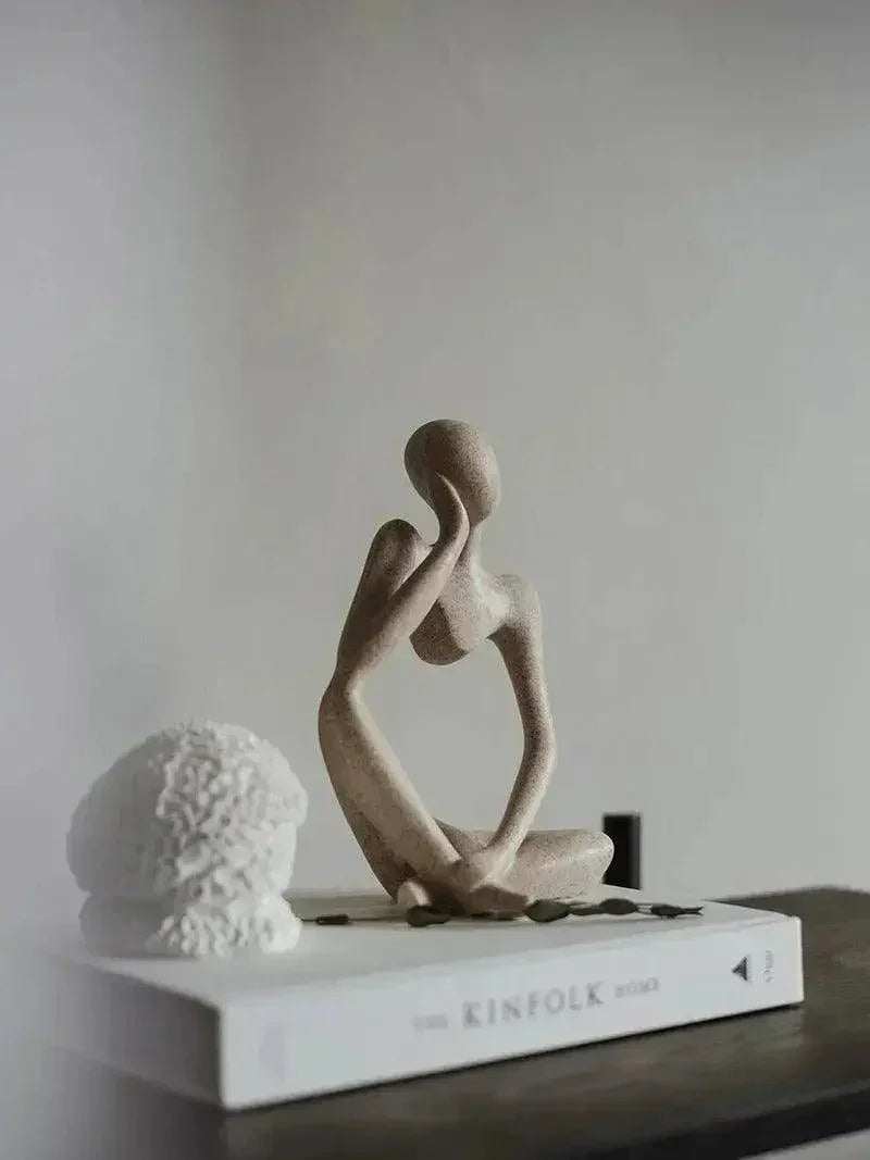 Sculpture Abstraite Penseur | Fait Main et Design Unique