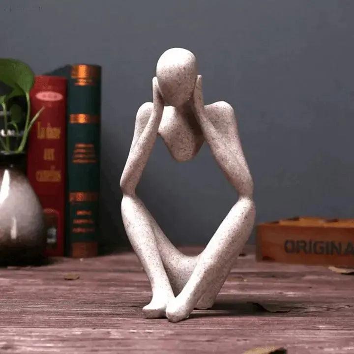 Sculpture Abstraite Penseur | Fait Main et Design Unique