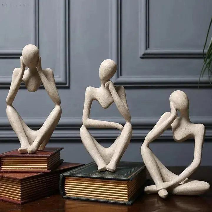 Sculpture Abstraite Penseur | Fait Main et Design Unique