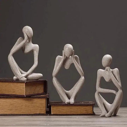 Sculpture Abstraite Penseur | Fait Main et Design Unique