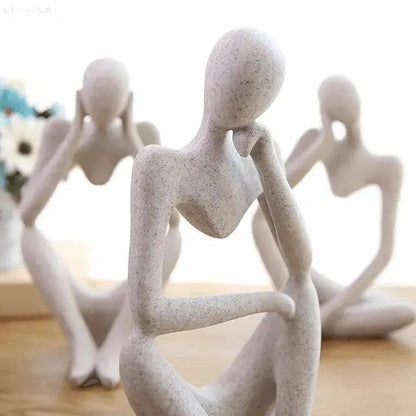 Sculpture Abstraite Penseur | Fait Main et Design Unique