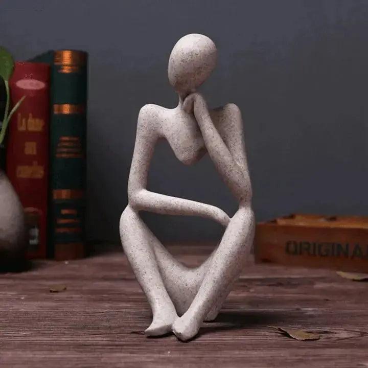 Sculpture Abstraite Penseur | Fait Main et Design Unique