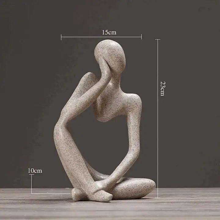 Sculpture Abstraite Penseur | Fait Main et Design Unique