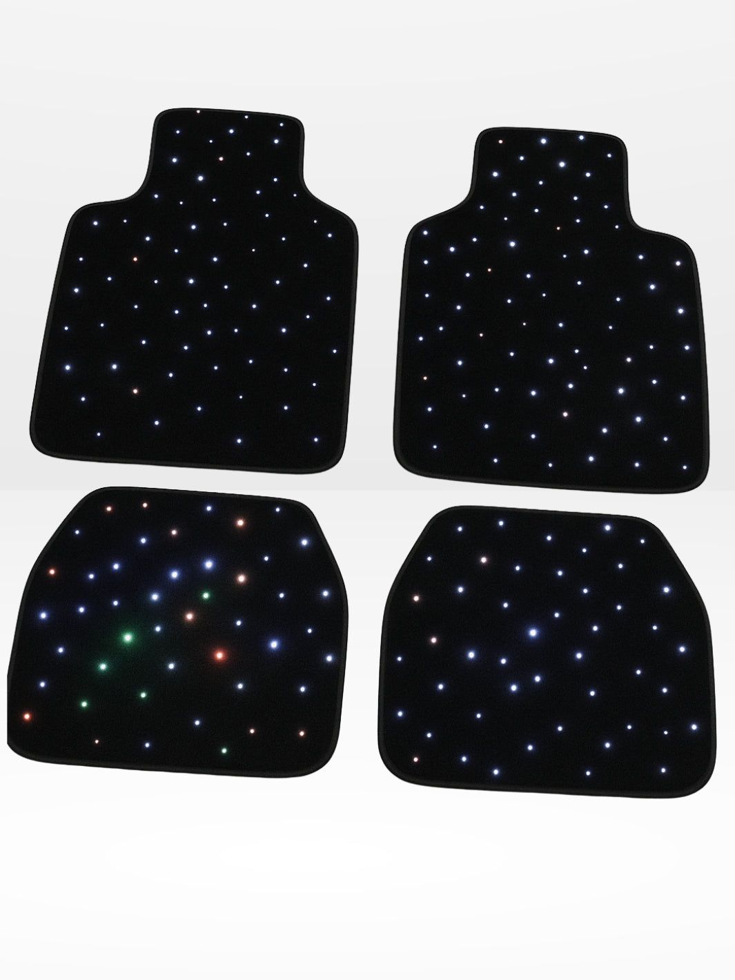 Tapis de sol LED étoilés pour voiture – Ambiance lumineuse haut de gamme