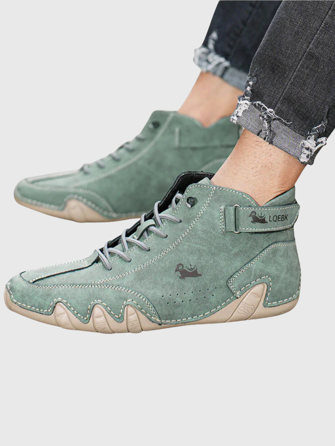 Helvia - Chaussures Pieds Nus en Cuir Ultra-Confortables et Antidérapantes (Homme)