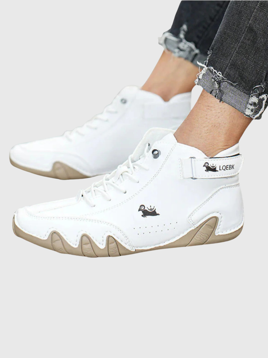 Helvia - Chaussures Pieds Nus en Cuir Ultra-Confortables et Antidérapantes (Homme)