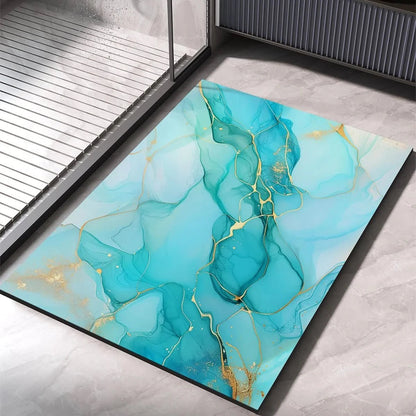 Tapis de Bain Antidérapant en Diatomite | Séchage Rapide et Confort Optimal