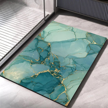 Tapis de Bain Antidérapant en Diatomite | Séchage Rapide et Confort Optimal