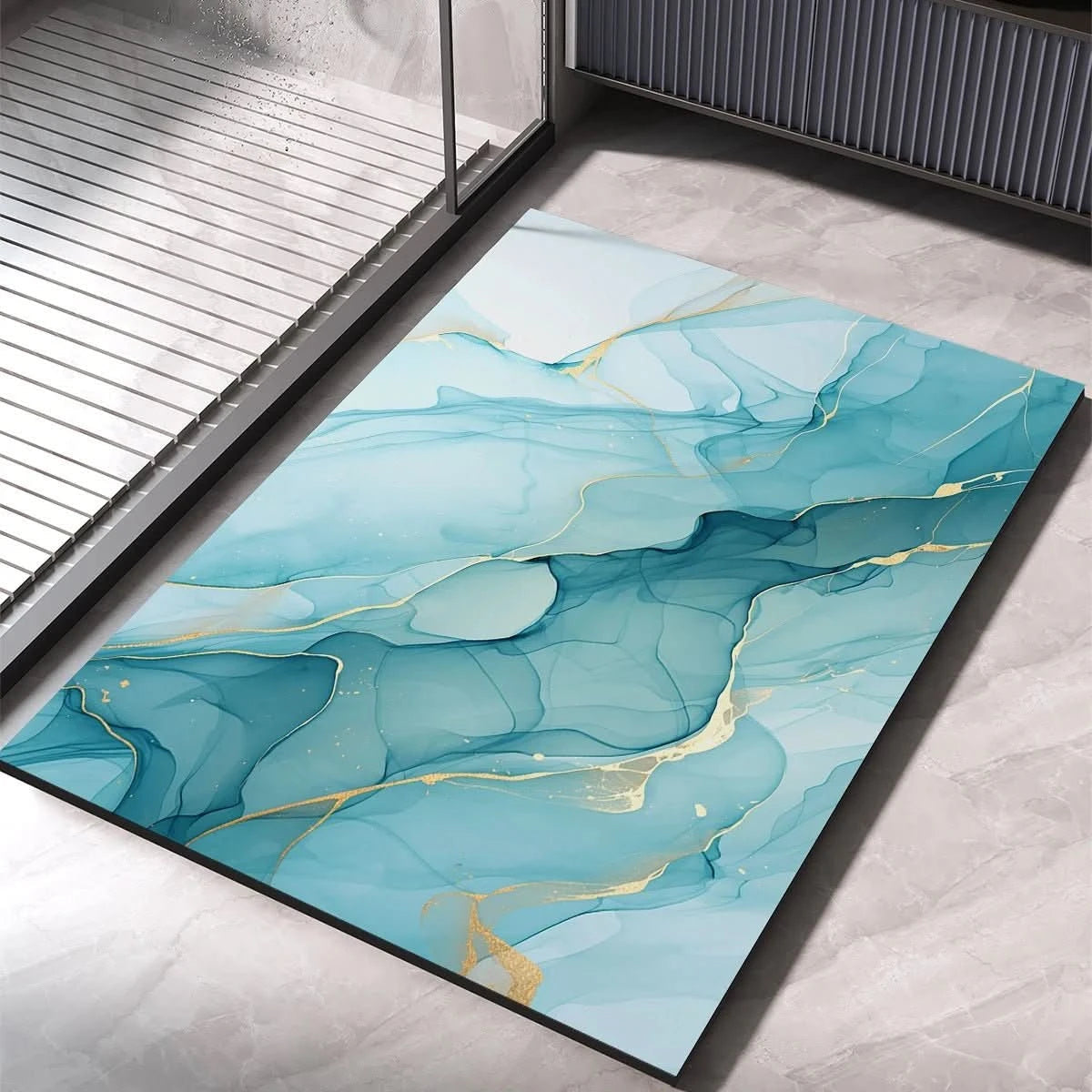 Tapis de Bain Antidérapant en Diatomite | Séchage Rapide et Confort Optimal