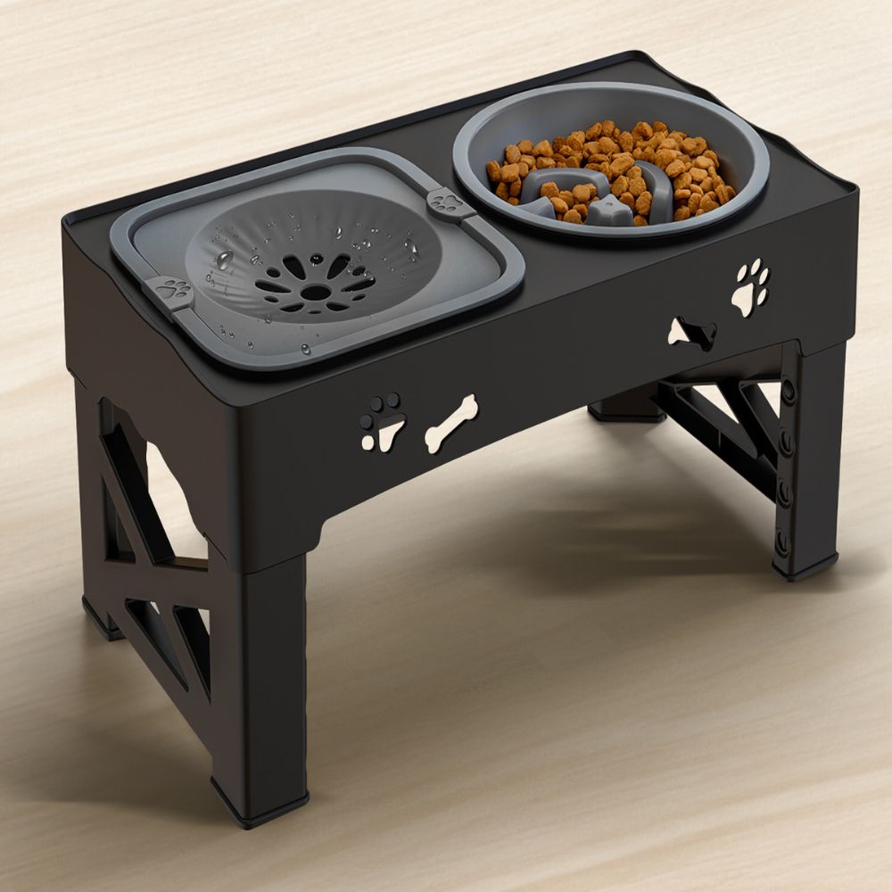 Bol pour Chien Surélevé Réglable | Design Stable et Alimentation Saine