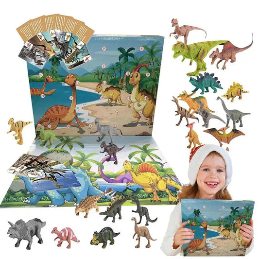 Calendrier de l'Avent Dinosaures | Compte à Rebours Festif pour Enfants