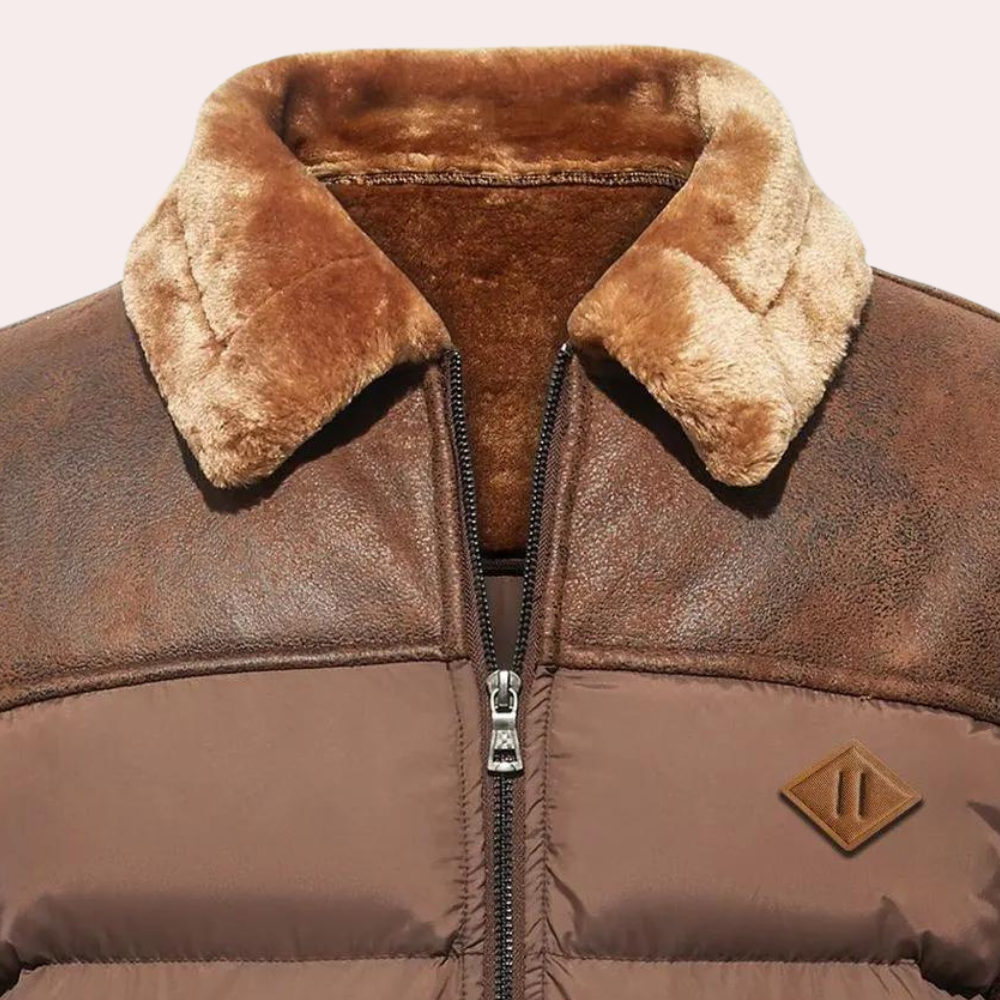 Veste Puffer Matelassée pour Hommes | Chaude, Légère et Pratique