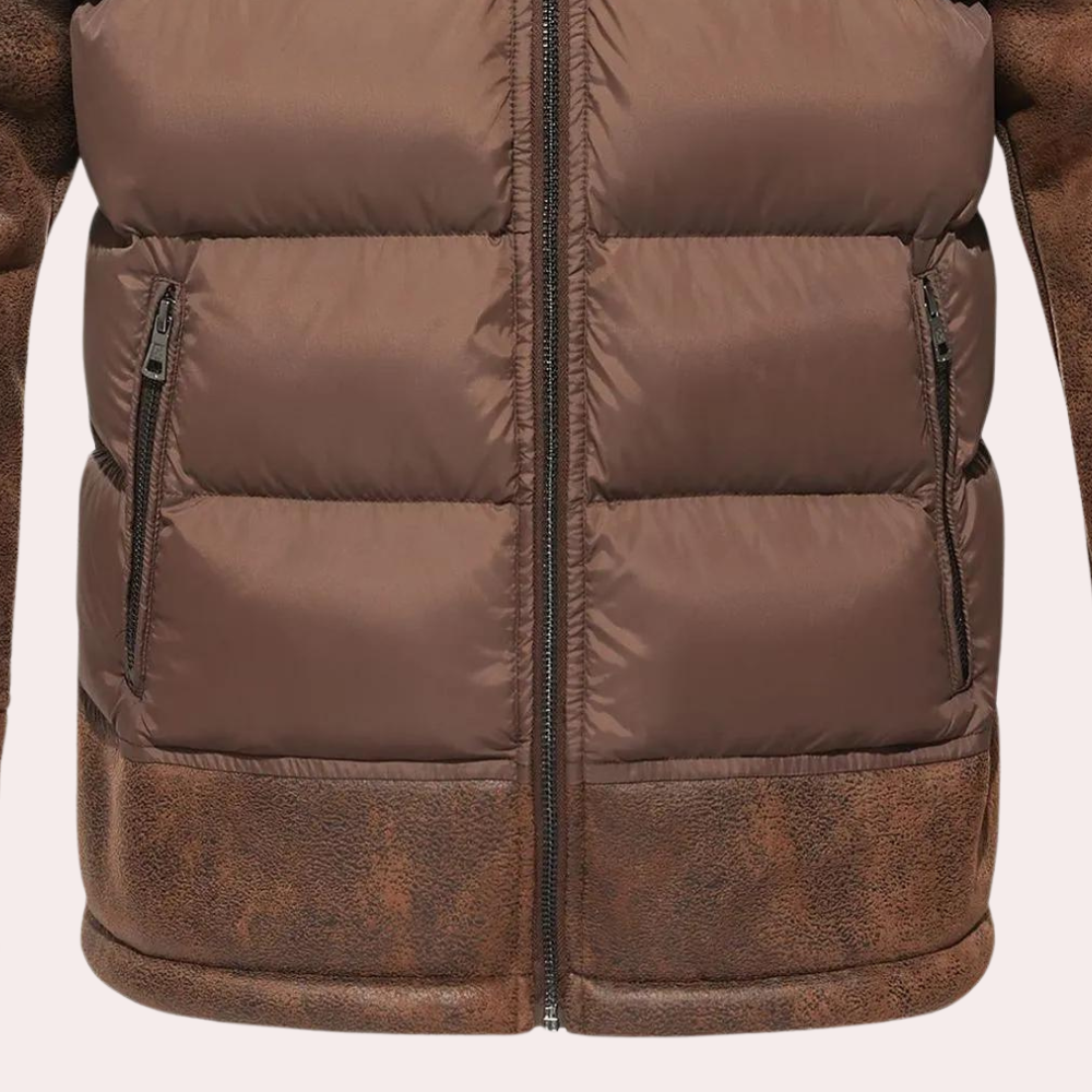 Veste Puffer Matelassée pour Hommes | Chaude, Légère et Pratique