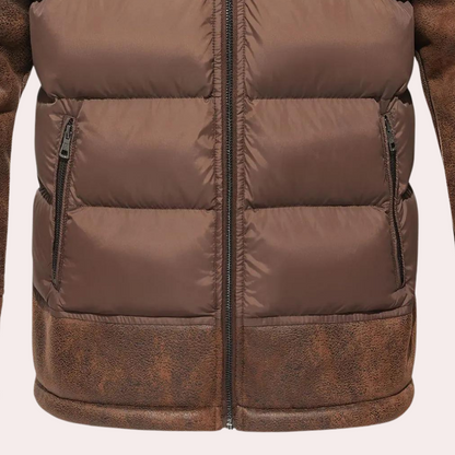 Veste Puffer Matelassée pour Hommes | Chaude, Légère et Pratique