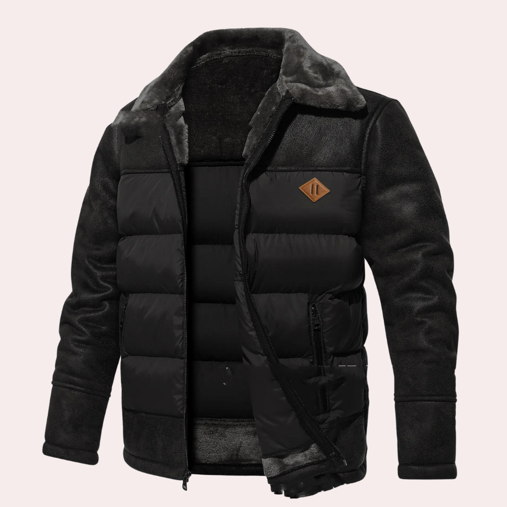 Veste Puffer Matelassée pour Hommes | Chaude, Légère et Pratique