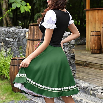 Robe Dirndl Bavaroise avec Blouse | Tenue Traditionnelle pour Oktoberfest