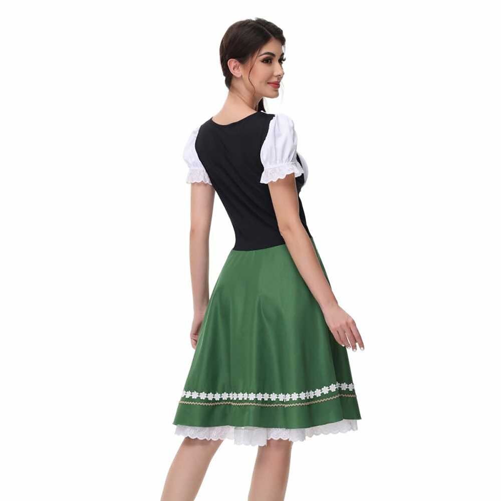 Robe Dirndl Bavaroise avec Blouse | Tenue Traditionnelle pour Oktoberfest