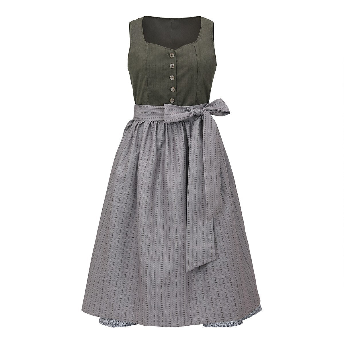 Robe Dirndl Traditionnelle avec Tablier | Élégante Tenue pour Oktoberfest