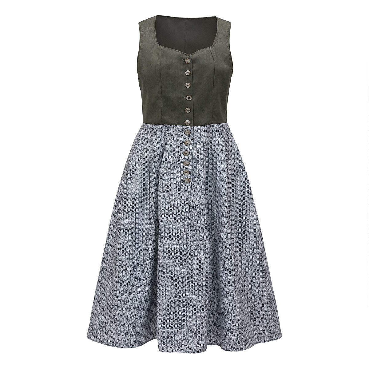 Robe Dirndl Traditionnelle avec Tablier | Élégante Tenue pour Oktoberfest