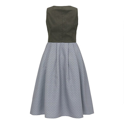Robe Dirndl Traditionnelle avec Tablier | Élégante Tenue pour Oktoberfest