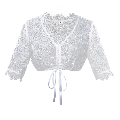 Robe dirndl traditionnelle avec broderie | Ensemble élégant pour Oktoberfest
