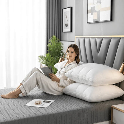 Oreiller en Duvet d'Oie | Confort Doux et Adaptable pour Dormir