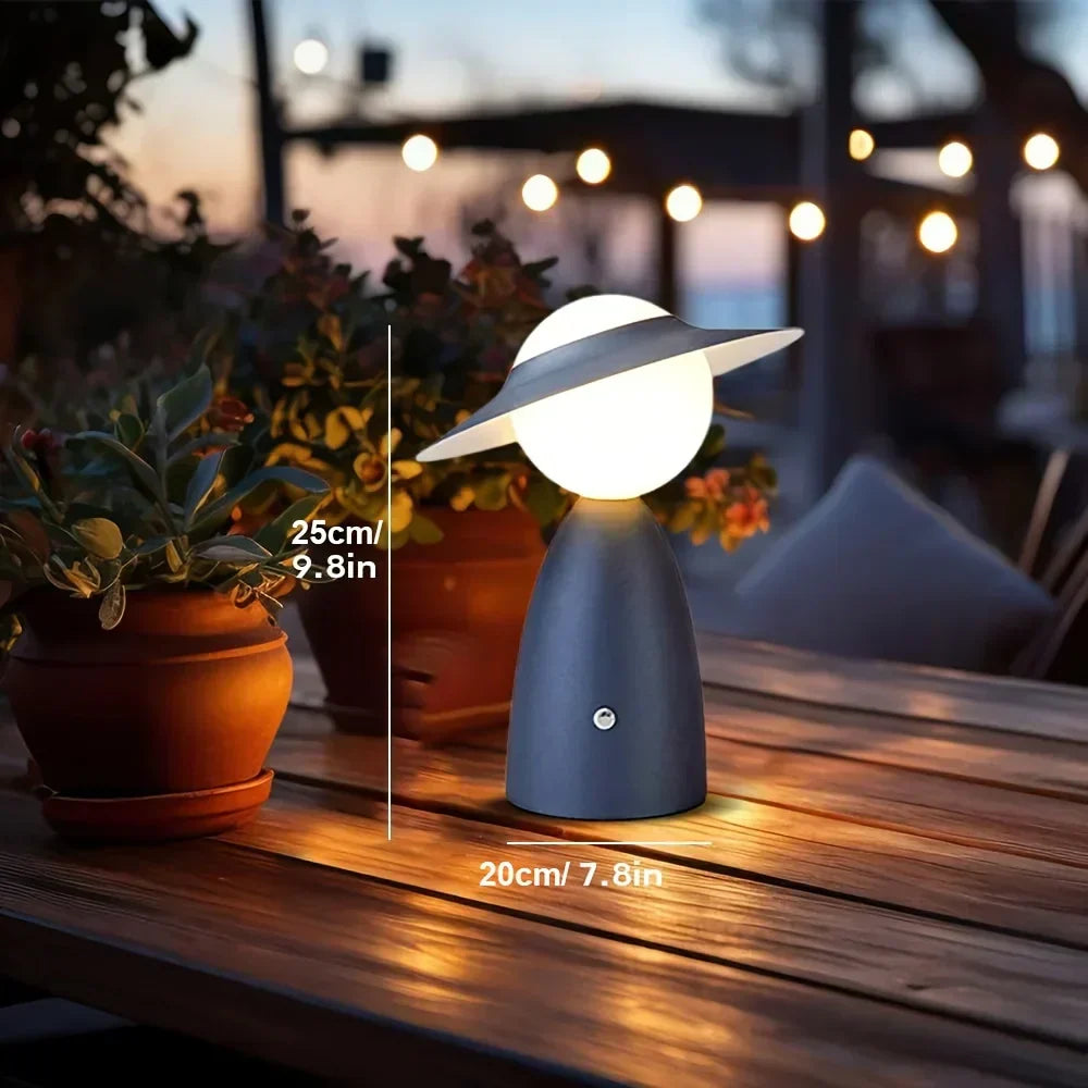 Lampe Tactile Rechargeable Sans Fil | Lumière Chaude et Dimmable pour Bureau