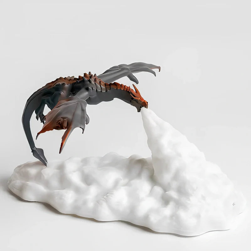 Lampe LED Flamme de Dragon | Éclairage Ambiant Mythique et Décoratif