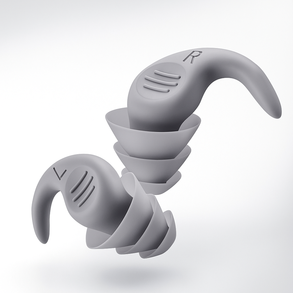 Bouchons d'oreilles en Silicone Réutilisables | Confort et Isolation Phonique pour Sommeil