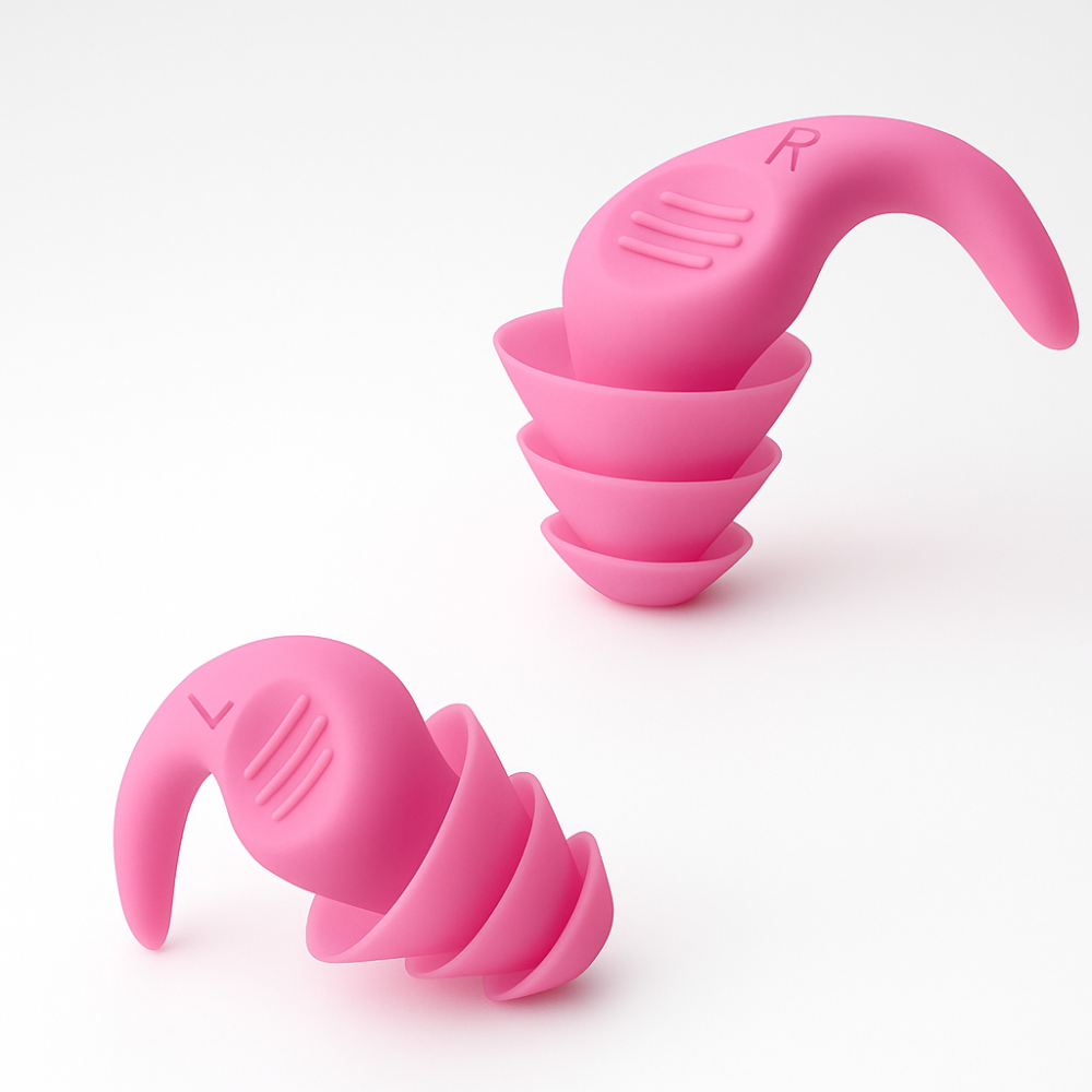 Bouchons d'oreilles en Silicone Réutilisables | Confort et Isolation Phonique pour Sommeil