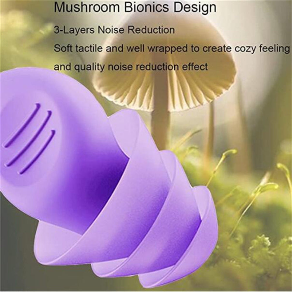 Bouchons d'oreilles en Silicone Réutilisables | Confort et Isolation Phonique pour Sommeil