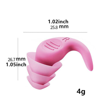 Bouchons d'oreilles en Silicone Réutilisables | Confort et Isolation Phonique pour Sommeil