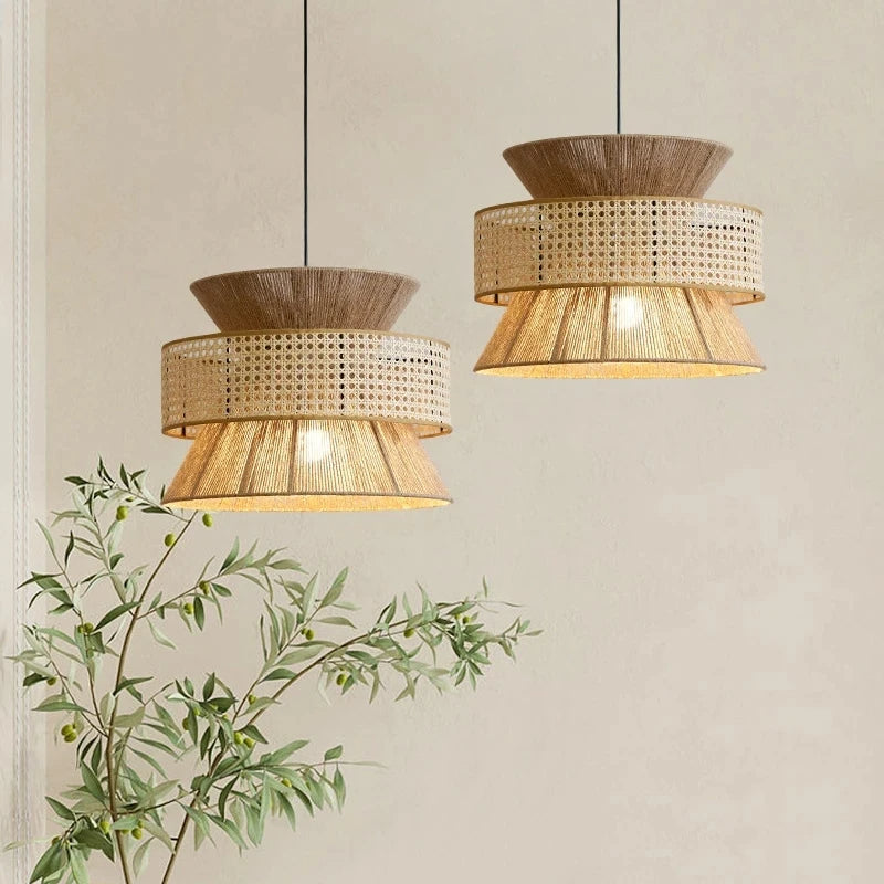 Lampe Suspendue Wabi Sabi | Design Artisanale et Atmosphère Chaleureuse