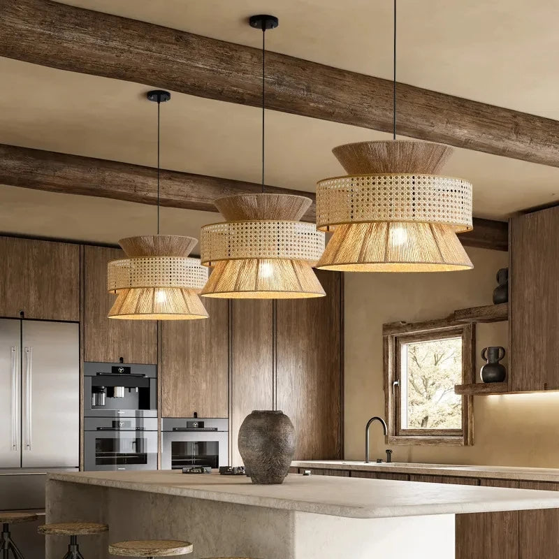 Lampe Suspendue Wabi Sabi | Design Artisanale et Atmosphère Chaleureuse