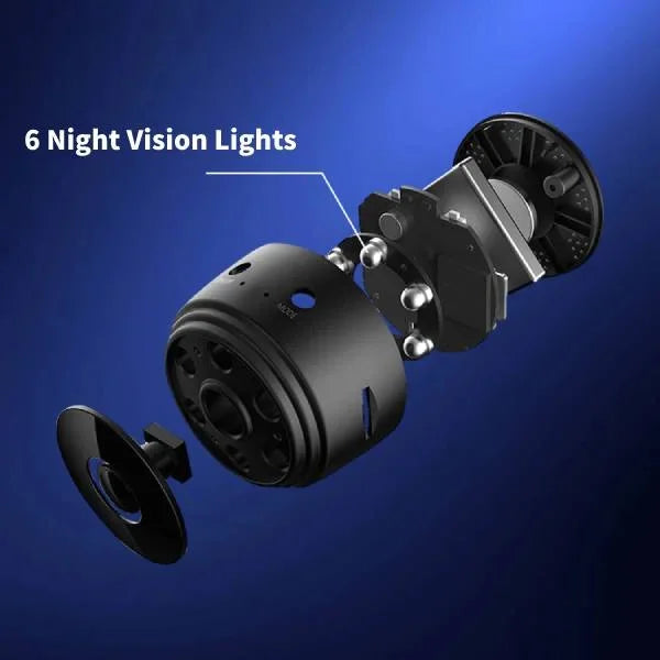 Caméra de Recul Sans Fil | Vision Nocturne et Support Rotatif