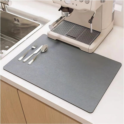 Tapis de Séchage Rapide pour Cuisine | Ultra-absorbant et Gain de Place