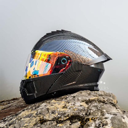 Casque Modulaire à Double Visière | Léger et Homologué DOT ECE