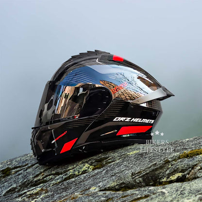 Casque Modulaire à Double Visière | Léger et Homologué DOT ECE