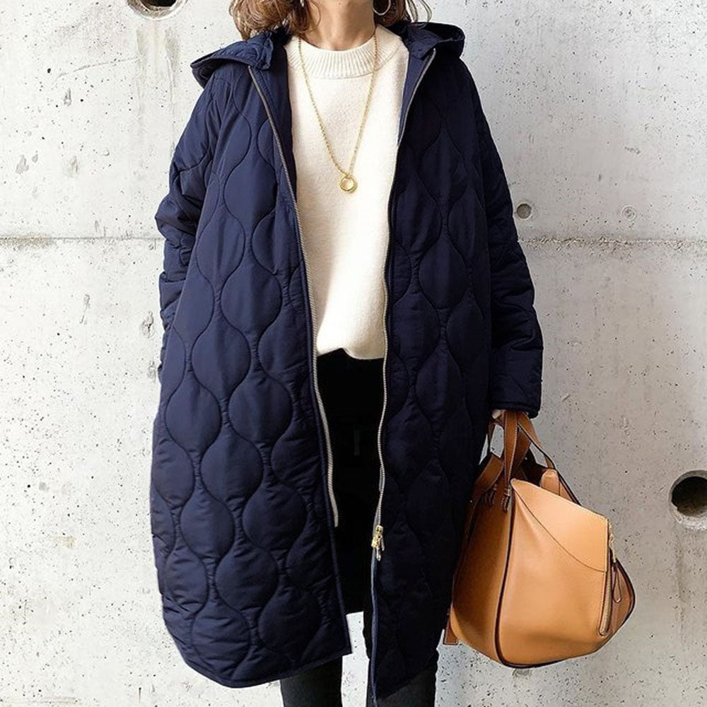 Manteau à Capuche Mi-Long pour Femmes | Style Élégant et Confort Optimal