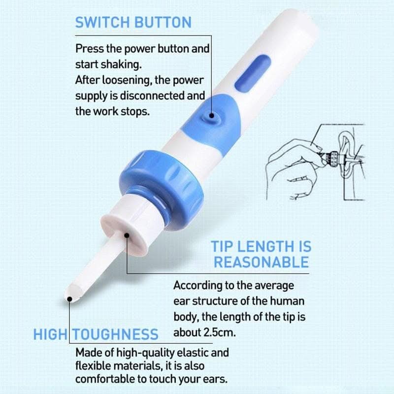 Aspirateur d'Oreilles Électrique | Nettoyage Doux et Sécurisé
