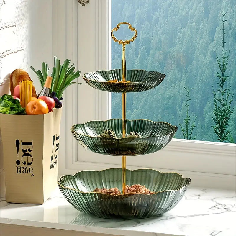 Organisateur de Fruits à 3 Niveaux | Design Élégant et Pratique pour Cuisine